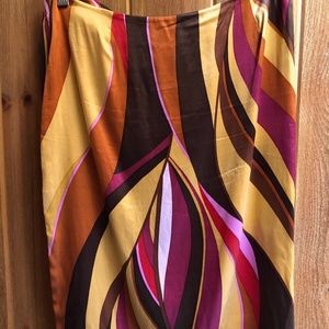 Hugo Buscati silk skirt
